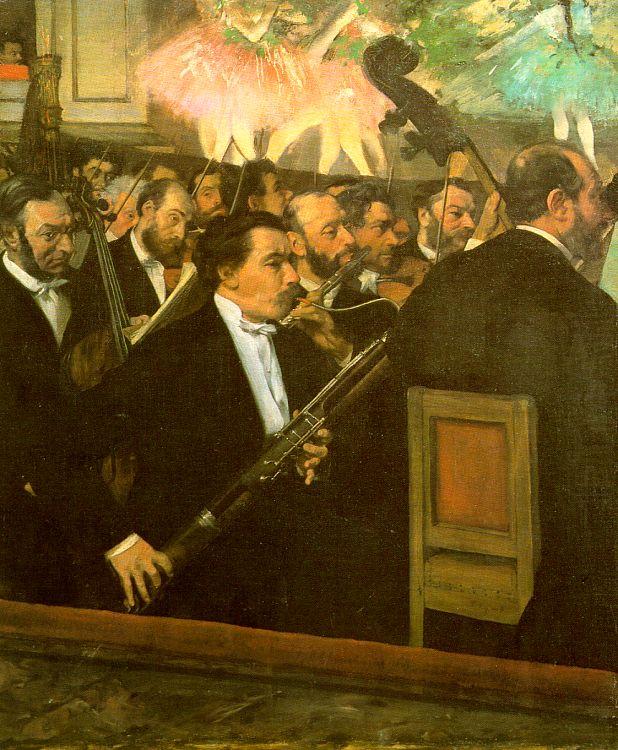 Edgar Degas The Orchestra of the Opera china oil painting image